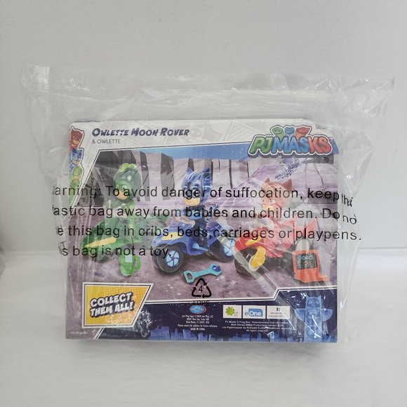 PJ Masks Owlette Moon Rover Vehicle & Owlette + Bonus Accessory by Just Play New - Picture 3 of 7